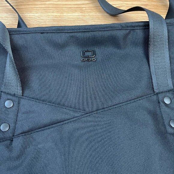 OGIO Downtown Tote Bag Large 20L Black Padded with Laptop Sleeve Zip Close NEW - Picture 3 of 7
